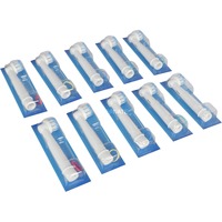 Braun Oral-B Pro Sensitive Clean Testine di ricambio 10, Testina bianco
