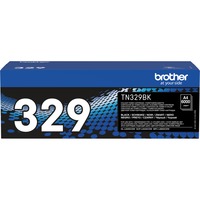 Brother TN-329BK cartuccia toner 1 pz Originale Nero 6000 pagine, Nero, 1 pz