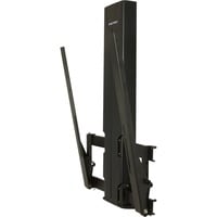 Ergotron Glide Wall Mount, HD 152,4 cm (60") Nero Parete, Montaggio a parete Nero, HD, 18 kg, 76,2 cm (30"), 152,4 cm (60"), 400 x 400 mm, Regolazione altezza, Nero
