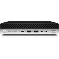 HP EliteDesk 800 G4 DM Ricondizionato, Mini-PC Nero/Argento
