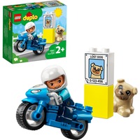 LEGO DUPLO Motocicletta della polizia Set da costruzione, 2 anno/i, Plastica, 5 pz, 124 g