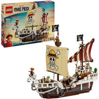 LEGO ONE PIECE 75639 La Nave Pirata Going Merry, Barca Giocattolo con 5 Minifigure tra cui Luffy, Zoro e Nami per Bambini 10+, Giochi di costruzione Barca Giocattolo con 5 Minifigure tra cui Luffy, Zoro e Nami per Bambini 10+, Set da costruzione, 10 anno/i, Plastica, 1376 pz, 1,93 kg