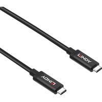 Lindy 43308 cavo USB USB 3.2 Gen 2 (3.1 Gen 2) 5 m USB C Nero Nero, 5 m, USB C, USB C, USB 3.2 Gen 2 (3.1 Gen 2), 10 Gbit/s, Nero