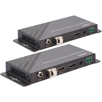 Lindy Extender HDMI in fibra ottica, Estensione HDMI Nero