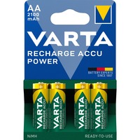 Image of Recharge Accu Power AA 2100 mAh Blister da 4 (Batteria NiMH Accu Precaricata, Mignon, batteria ricaricabile, pronta all''uso)