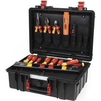 Wiha Set di utensili Basic Set L elettrico, Set di strumenti rosso/Giallo
