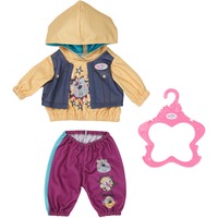 ZAPF Creation Outfit with Hoody BABY born Outfit with Hoody, Set di vestiti per bambola, 3 anno/i, 191,25 g