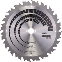 Bosch 2 608 640 701 lama circolare 31,5 cm 1 pezzo(i), Lama per sega Legno per costruzione, 31,5 cm, 3 cm, 2,2 mm, 3,2 mm, ATB (Angolo smussato superiore alternato)