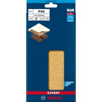 Bosch 2 608 900 860 fornitura per utensili rotanti per molatura/levigatura Legno Carta abrasiva, Foglio abrasivo Carta abrasiva, Legno, Bosch, Marrone, Rettangolare, 115 mm