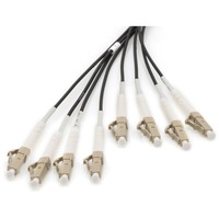 Digitus Cavo breakout universale in fibra ottica, duplex, connettore LC/UPC, multimode OM4 Nero