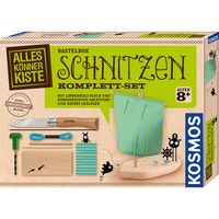 KOSMOS Schnitzen Komplett-Set, Bricolage Kit per esperimenti, 8 anno/i, Multicolore