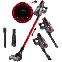 ProfiCare Aspirapolvere a batteria PC-BS 3136 A, Aspirapolvere verticale antracite/Rosso