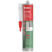fischer Bauklebstoff Multi MS 290ml, Sigillante Nero