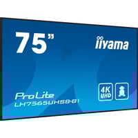 iiyama LH7565UHSB-B1, Public Display Nero
