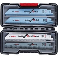 Bosch 2 607 010 902 lama per sega a gattuccio, sega a traforo e sega universale Lama per sega universale 20 pz, Impostare la lama per sega Lama per sega universale, Metallo, Legno, Bianco, Blu, 20 pz