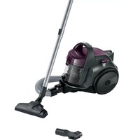 Bosch BGC05AAA1 Serie 2 Aspirapolvere senza sacco Viola viola/grigio, 700 W, A cilindro, Secco, Senza sacchetto, 1,5 L, HEPA