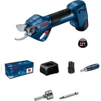 Bosch Forbice da giardino a batteria GGP 12V-25 Professional, 12Volt, Cesoie da giardino blu/Nero