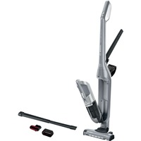 Bosch Serie 4 BBH3K2801 aspirapolvere senza filo Argento Senza sacchetto, Aspirapolvere verticale argento, Secco, Filtro, Senza sacchetto, Argento, Batteria, 55 min
