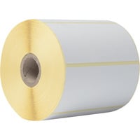 Brother BDE-1J050102-102 etichetta per stampante Bianco Etichetta per stampante autoadesiva Bianco, Etichetta per stampante autoadesiva, Etichetta fustellata, Trasferimento termico, Rettangolo, TD-4410D, TD-4420DN, TD-4520DN, TD-4550DNWB