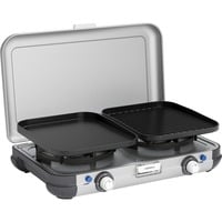 Campingaz Camping Kitchen 2 Grill & Go CV, Fornello a gas grigio/Nero