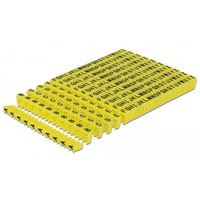 DeLOCK 18303 fermacavo Giallo 260 pezzo(i), Fascette ferma-cavo giallo, 260 pezzo(i)