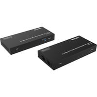 Digitus Set extender KVM HDMI 4K HDBaseT, Estensione HDMI Nero