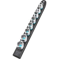 Hazet SmartRail 1/2" set di inserti per chiave a bussola, esagonale, 8 pezzi, chiave combinata   Nero