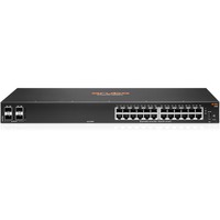 Hewlett Packard Enterprise Aruba 6100 24G 4SFP+ Gestito L3 Gigabit Ethernet (10/100/1000) 1U Nero Gestito, L3, Gigabit Ethernet (10/100/1000), Montaggio rack, 1U