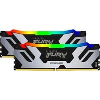 Kingston FURY FURY 64GB 6400MT/s DDR5 CL32 DIMM (Kit da 2) Renegade RGB XMP, Memoria Nero, 64 GB, 2 x 32 GB, DDR5, 288-pin DIMM