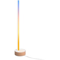 Philips Lampada da tavolo Signe gradient, Luce LED bianco/legno, Philips Hue White and Color ambiance Lampada da tavolo Signe gradient, Lampada da tavolo intelligente, Bluetooth/Zigbee, Bianco, LED, Alluminio, Legno, Lampadina/e non sostituibile/i