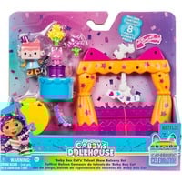 Spin Master Gabby's Dollhouse, Set di gioco Balcone per il talent show di Baby Box, 8 pezzi con personaggi giocattolo, accessori per la casa delle bambole e gioco sensoriale, giocattoli per bambine e bambini dai 3 anni in su, Gioco figura