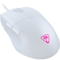 Turtle Beach Pure SEL - Mouse da gioco RGB ergonomico ultraleggero, sensore ottico a 8K DPI, sistema di pretensionamento, illuminazione RGB - Bianco bianco, sensore ottico a 8K DPI, sistema di pretensionamento, illuminazione RGB - Bianco, Mano destra, Ottico, USB tipo A, 8000 DPI, Bianco