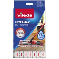 Vileda 4023103201262 accessorio per lavare Testa del mocio Rosso, Bianco, Copertina di tergicristallo Testa del mocio, Rosso, Bianco, Fibra, 1 pz, 350 mm, 140 mm