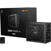 be quiet! Dark Power 14 850 W - 80 Plus Titanium alimentatore per computer 20+4 pin ATX ATX Nero, Alimentatore PC Nero, 850 W, 100 - 240 V, 950 W, 50/60 Hz, 10 A, 5 A