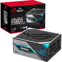 ASUS ROG Thor Platinum III (ROG Equalizer), Alimentatore PC Nero, 1000 W, 100 - 240 V, Attivo, 125 W, 1000 W, 125 W