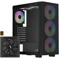 Aerocool B509A Flow-G-BK-v1, con alimentatore Aero 650, Chassis Tower Nero
