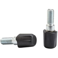 Tech Tip 2 pezzo(i) Nero, Grigio Metallo, Gomma Bastone da trekking Punta, Attrezzature per il fitness Tech Tip 2 pezzo(i) Nero, Grigio Metallo, Gomma Bastone da trekking Punta, Attrezzature per il fitness