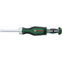 Bosch Cacciavite a cricchetto con set di punte, 13 pezzi, Set di bit verde/Nero