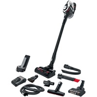 Bosch Serie 8 BSS825ALL scopa elettrica Aspirapolvere elettrica Batteria Secco Senza sacchetto Nero, Bianco 5 Ah, Aspirapolvere verticale Nero/Bianco, Aspirapolvere elettrica, Senza sacchetto, Nero, Bianco, Secco, Filtro, Tappeto, Superfici rigide