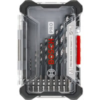 Bosch Set di punte elicoidali PRO Metal HSS-G Impact, 8 pezzi, Drill bit set 