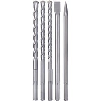 EINHELL Set di scalpelli e punte SDS Max, 5 pezzi, Set scalpello & trapano  