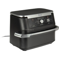 Ninja Foodi FlexDrawer Friggitrice ad aria AF500EU, Friggitrice ad aria calda Nero/in acciaio inox