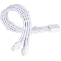 SilverStone Cavo di prolunga alimentatore SST-PP07E-EPS8W-V2, EPS 12V 8 pin (4+4) bianco