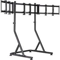 Thermaltake Supporto triplo per monitor nero, per cockpit simulatore di guida GR500, Base per monitor Nero
