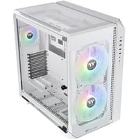 Thermaltake View 51 TG ARGB Snow Midi Tower Bianco, Chassis Tower bianco, Midi Tower, PC, Bianco, ATX, EATX, micro ATX, Mini-ITX, Acciaio, Giocare