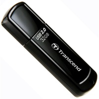 Transcend JetFlash 350 unità flash USB 32 GB USB tipo A 2.0 Nero nero lucido, 32 GB, USB tipo A, 2.0, Cuffia, 8,5 g, Nero