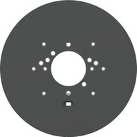 Ubiquiti Piastra di Montaggio per Scatola di Derivazione, Montaggio a soffitto Nero