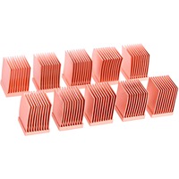 Alphacool 17426 parte e accessorio del sistema di raffreddamento del computer Dissipatore, Dissipatore di calore rame, Dissipatore, Rame, Rame, 10 mm, 10 mm, 65 g