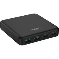 Ansmann Caricatore da scrivania USB DC465PD, Caricabatterie Nero