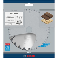 Bosch 2 608 640 602 non classificato, Lama per sega Legno, 16,5 cm, 3 cm, 2,6 mm